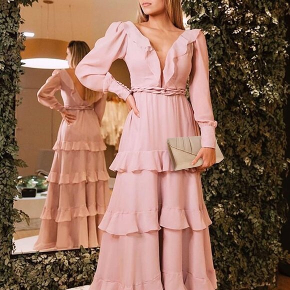 Women's Evening Handbags Pleated Suede Evening Bag Velvet Clutch Bag Wedding Bri - Picture 2 of 6